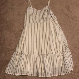 Old Navy blue and white striped dress